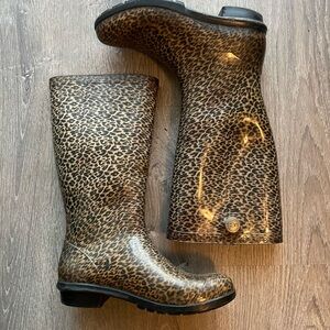 UGG Leopard Print Rain Boots